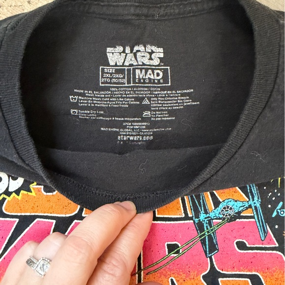 Vintage Star Wars Black Graphic Tee - Picture 3 of 4